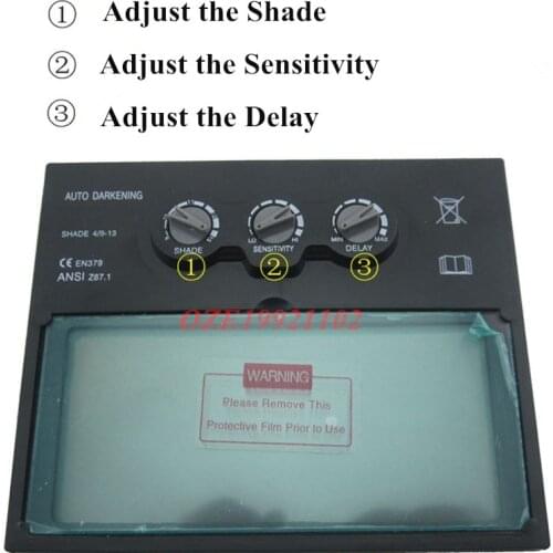 1pc Solar Auto Darkening Filter of Welding Helmet/Electric welding mask/Eye Mask for TIG MMA MIG Welding Machine