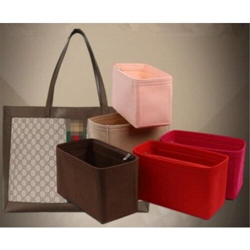 For Ophidia Tote Bags Purse Insert Organizer Makeup Handbag travel Organizer Inner Purse Cosmetic Bag 2021 new