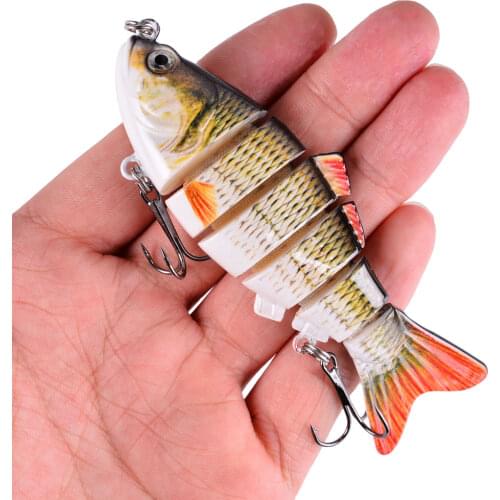 Sinking Wobblers Fishing Lures 10cm 19.5g 6 Multi Jointed Swimbait Pesca Hard Artificial Bait Pike/Bass Fishing Lure Crankbait