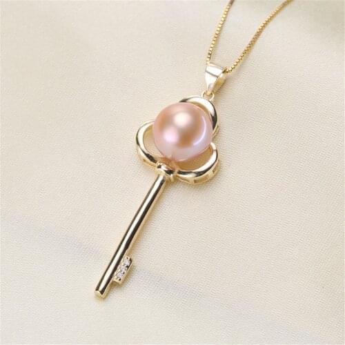 S925 Sterling Silver Screw Eye Pin Bail Top Drilled Beads End Cap For DIY Pearl Charm Pendant Connectors Jewelry Making