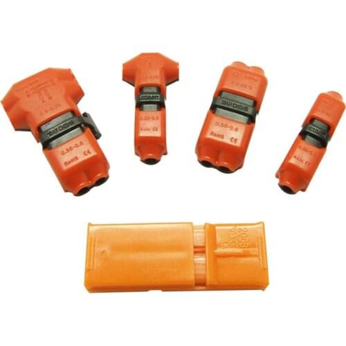1set Multi-type connector universal Compact Wire Wiring Connector T SHAPE Conductor Terminal Block Wire connector