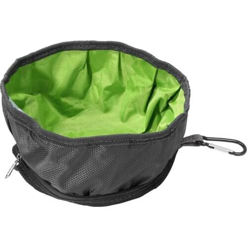 1pc Pet Bowl Collapsible Non-Toxic Portable Foldable Food Feeder Water Bowl Dog Bowl Cat Water Container For Travel Hiking