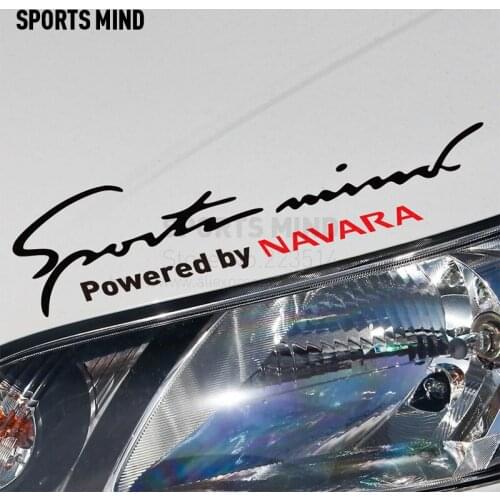 10 Pieces Sports Mind Car Covers Reflective Material Car Sticker Decal Car Styling For nissan navara d40 np30 car accessories