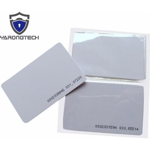 200pcs 125Khz RFID Proximity Cards ID Card Door Entry Access 0.8mm