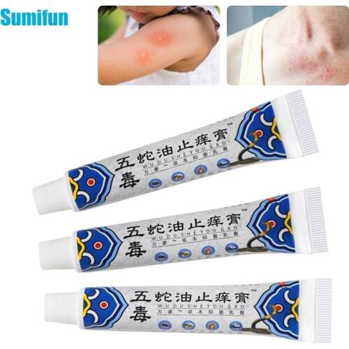 3Pcs Psoriasis Cream Anti-Itch Herbal Snake Oil Medical Plaster Dermatitis Pruritus Eczema 100% Chinese Traditional Ointment