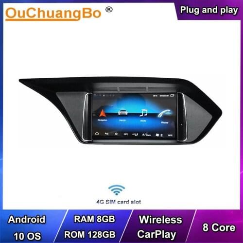 Ouchuangbo Android 10 4G Car Multimedia GPS Radio For Mercedes Benz E Klasse W212 S212 E250 E300 E63 2009-2017 With 8 Core 64GB