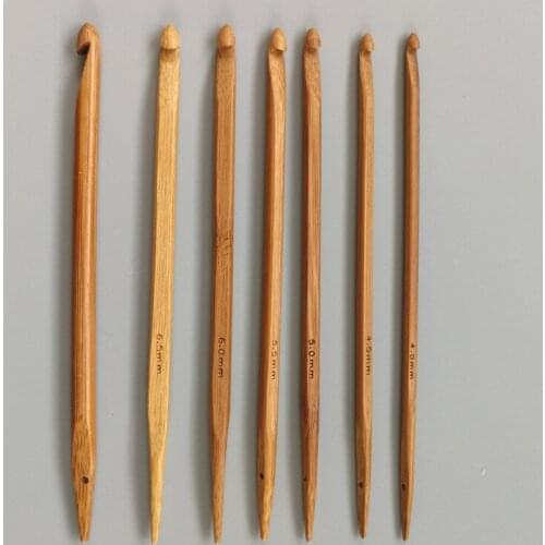 Bamboo Magic knitting needles crochet hooks 7pcs a set size 3.5-6.5mm for DIY knitting handmade crafts Needlwork