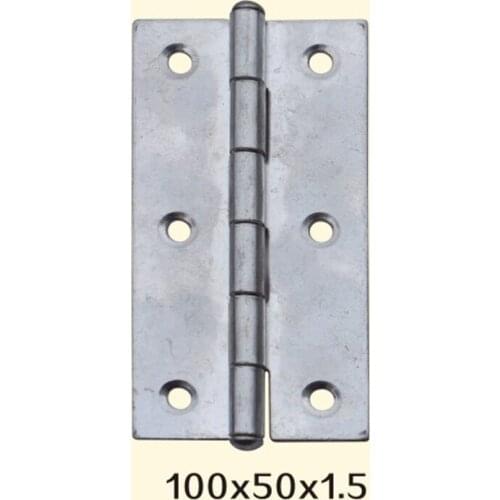 Freeshipping 100*50*1.5mm Iron Metal Hinge Sewing Machine Folding Table Furniture Flip Tray Hinges Big Door Hinges