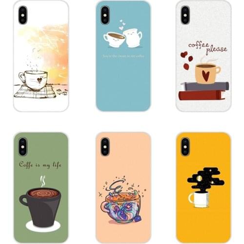 For Huawei Honor 4C 5C 6X 7 7A 7C 8 9 10 8C 8S 8X 9X 10I 20 Lite Pro Coffee Wine Cup book Pattern Accessories Phone Cases Covers