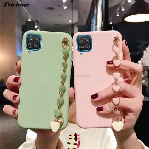 A12 5G Love Bracelet Case For Samsung Galaxy A12 SM-A125 SM-A125M SM-A125N 6.5INCH Silicone Soft TPU Cover