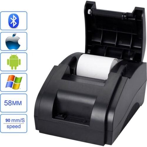 Bluetooth receipt printer 58mm pos printer Thermal printer USB+Bluetooth