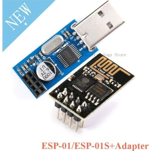 ESP-01 ESP-01S USB to ESP8266 ESP01 Programmer Adapter CH340 CH340G Serial Port UART Wireless Wifi Development Board Module