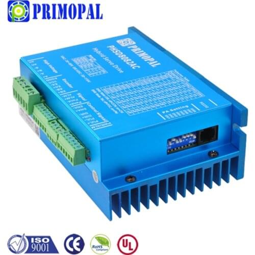 8.2A 80 VAC cnc micro bipolar control and set unipolar low price high quality nema 34 hybrid step servo motor driver