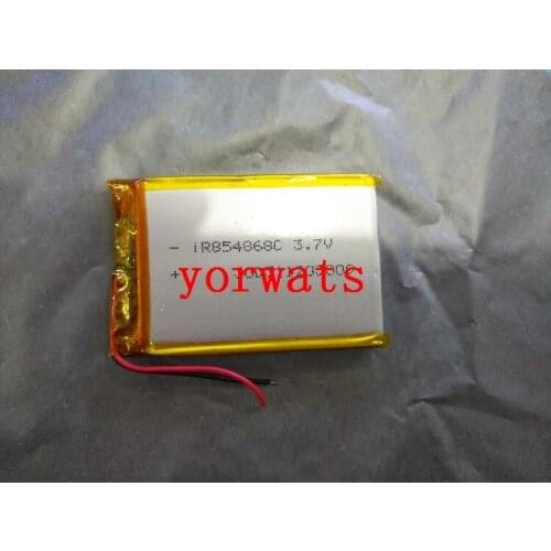 New Hot A Rechargeable Li-ion Cell 3.7V polymer battery 854868 804868 direct battery rechargeable battery recorder