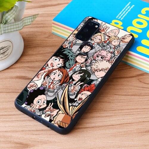 For Samsung Galaxy Katsuki Reader- La bombe et la douce Soft TPU border Samsung Galaxy Case
