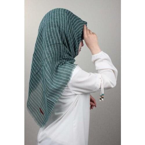 POLOİST PATTERNED LINDA COTTON SCARF-DESEN-01-RENK-19