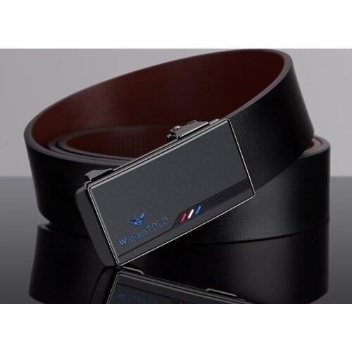 Leisure cowhide belt high-grade personalized belt automatic buckle fashion trouser belt