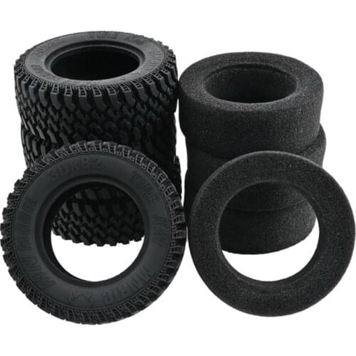 For MN86S MN86KS MN86 MN86K MN G500 4Pcs Rubber Wheel Tires Tyre with Sponge Foam 1/12 RC Car Upgrade Parts