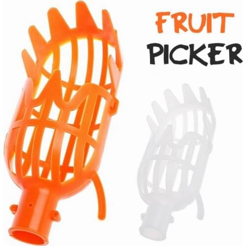 Garden Tools Deep Basket Fruit Picker Head Convenient Fruit Picker Catcher Apple Peach Picking Farm Garden Picking Device 2021