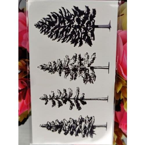 Waterproof Fake Tattoo Stickers Retro Forest Tree Temporary Tattoos Transferable Tatoo Body Art Tatto for Women Girl Men