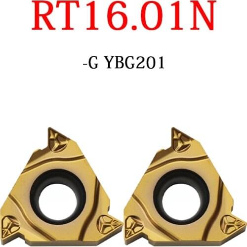 RT16.01N High Quality Thread Inserts -G55 -G55P -G60 -G60P YBG201 Carbide Inserts General Processing CNC Internal Threading Tool