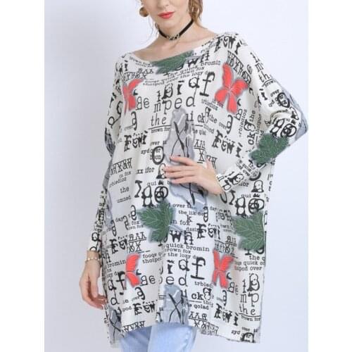 2021 Autumn New Women Sweater Top Loose Large Size Long Sleeved Sweater Letter Printing Trend Fashion Women Top X138