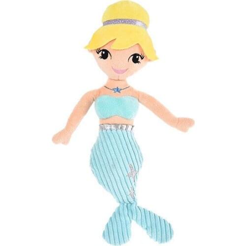 2021 Bite-resistant Sounding Dog Toy Bite Resistant Molar Teeth Vocal Squeaker Toys Dog Mermaid Plush Toy Puppy Accessories