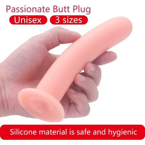 S/L Unisex Anal Plug with Big Sucker Dildo Adult Sex Toys for Men Women Prostate Massager Anus Expand Gay Sex Shop for Couples