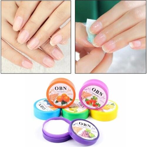 Scented Nail Polish Remover Fruit Flavor Flower Paper Towel Wet Wipes Cleans Nail Art Vanish Eraser Nonwoven Tissue Set