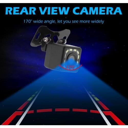 Car Rear View Camera Universal 4 8 12 LED Night Vision Parking Reverse Camera CCD Image Sensor with Wide Viewing Angle