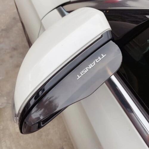 Car Rearview Mirror Rain Eyebrow Rain Shield Shade Protector Cover for Ford Transit mk6 mk7 Accessories