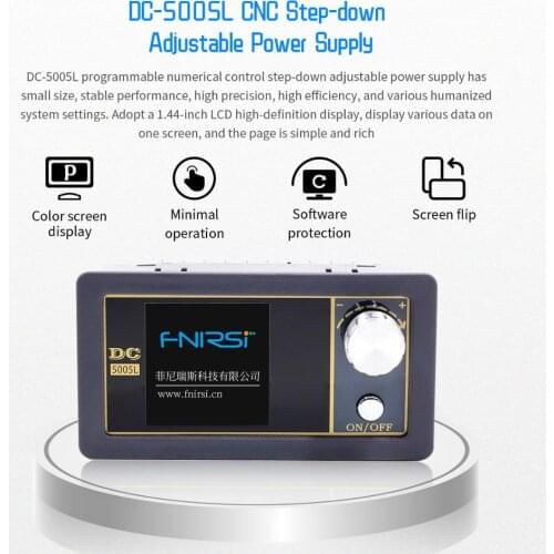 Digital Voltmeter Ammeter Wattmeter Constant Voltage Current Detector Programmable DP Buck Power Supply module 50V 5A