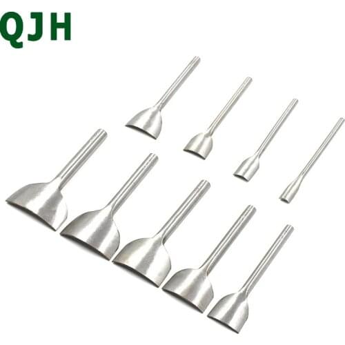DIY Leather Craft Tools 9pcs/set 1/4 shallow round shape cutter punch 10-50mm wallet belt handmade angle punching accessories