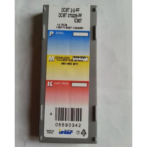 CARBIDE INSERT DCMT070208 PF IC907