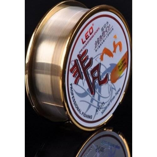 LEO High Carbon Fishing Line 50m Boxed Fluorocarbon Fishing Line High Quality Fishing Cord Hot Sale Dropshipping