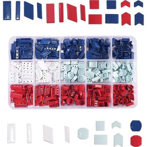 Mixed japanese myuki tile beads armbomb half tila bead kit kralen miuki beads hematite diy craft supplies for jewelry making