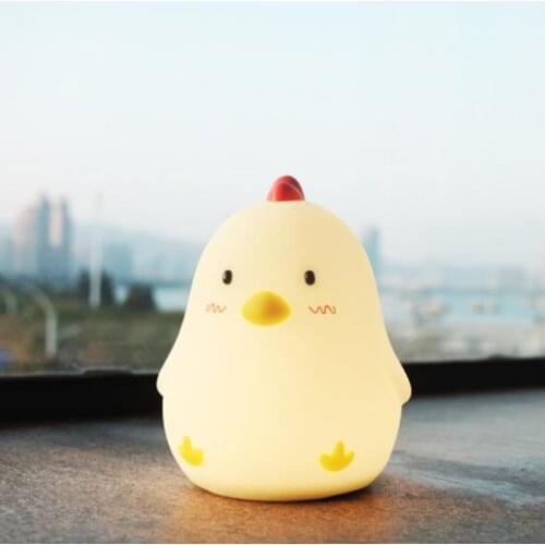 Xiaomi MUID Wake Up Chicken Night Light USB charging snooze alarm clock Bedside atmosphere lamp