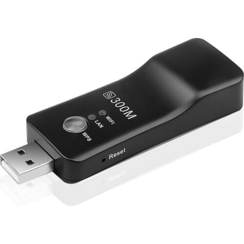 New Universal Wireless TV Network Wifi Adapter WPS 300Mbps Wi-fi Repeater RJ-45 Network Cable For Samsung LG Sony HDTV