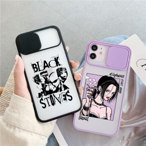 NaNa Osaki Clear Phone Case For iPhone 11 Pro Max 12 XS X XR SE20 8 7 6 Plus Cute Anime Camera Lens Protection Hard Cover Fundas