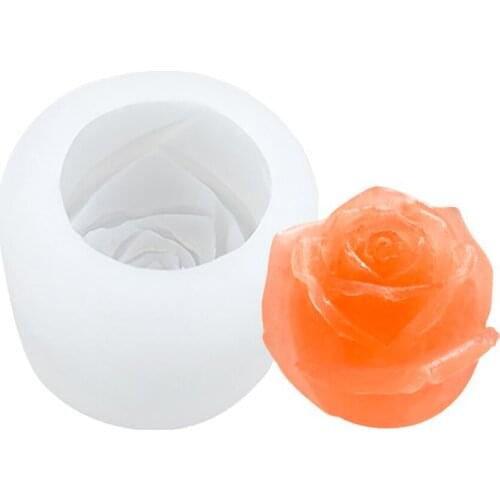 S/M/L/XL 3D Rose IceCube Mold Silicone Rose Flower Ice Mold Used for Wine Drink Decoration Kitchen Tools & Gadgets TB Sale