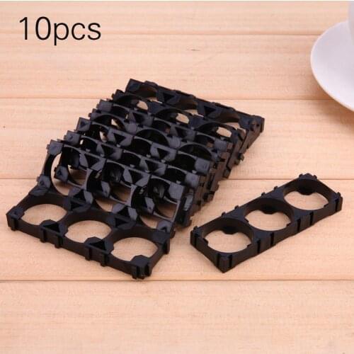 10Pcs 26650 3x Lithium Battery Triple Holder Bracket For Diy Battery Pack li-ion Flameresistant material Safety anti vibration