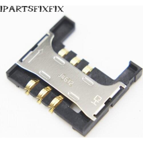 10pcs/lot For Samsung SII S2 i9100 i9188 i9108 sim card holder reader tray socket slot Sim reader replacement connector