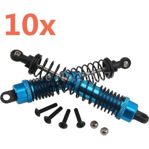 10Pcs RC Car HPI Aluminum Upgrade Shock Absorber(Al.) With Screws For 1/10 Scale Models BULLET3.0 FLUX MT/ST Remote Control Car