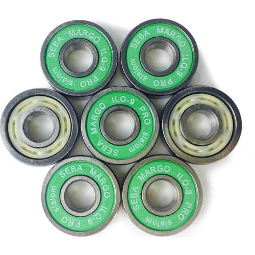 16Pcs/set SEBA ILQ-9 Skating Bearings Deep Groove 6 Balls 608zz 8X22X7mm Chrome Steel Bracket Skates Bearings ABEC-9