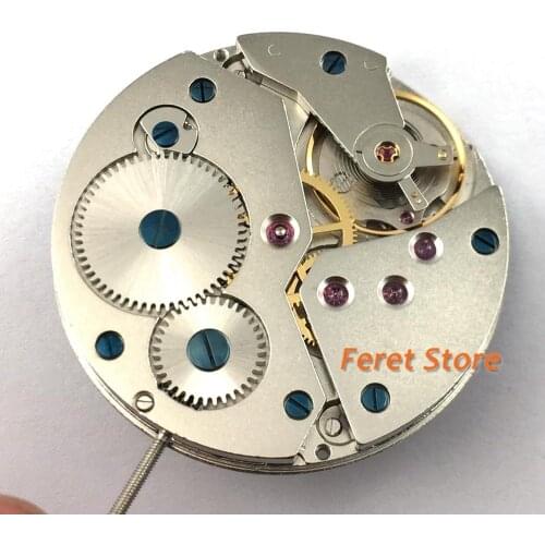 17 Jewels Asian hand winding 6498 classic watch movement fit watch case p38