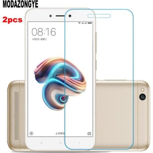 2pcs Screen Protector For Xiaomi Redmi 5A Tempered Glass For Xiaomi Redmi 5A Redmi5a Screen Protector Protective Glass Flim 5.0"