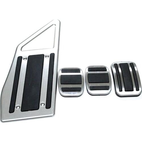 4Pcs Steel Foot Pedal Accelerator Gas Fuel Brake Pedal Pads Mats Cover for Peugeot 4008 5008 508L Citroen Tianyi C5 DS7