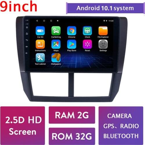 Double 2din Android 10.1 Car Radio Stereo MP5 Multimedia Player Autoradio For Subaru Forester 07-13 WIFI OBD DVR Car Accessories