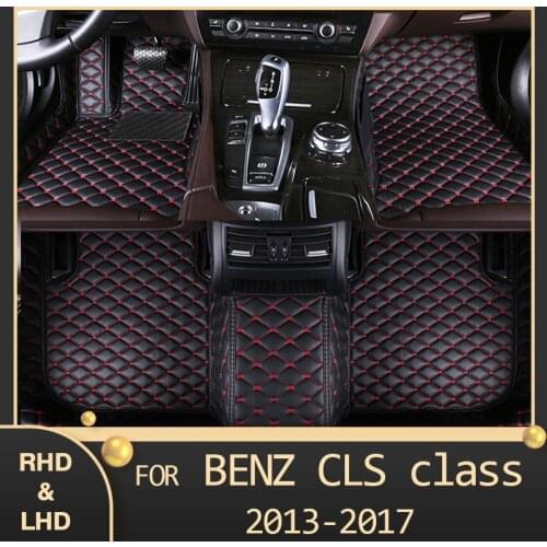MIDOON Car floor mats for BENZ CLS class X218（Station wagon）Five seats 2013 2014 2015 2016 2017 Custom foot Pads automobile