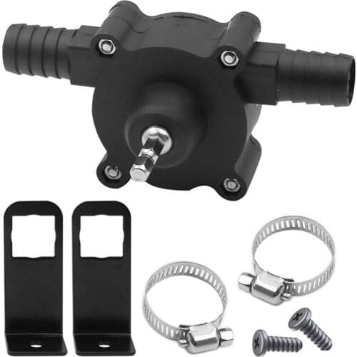 Free Shipping Household Small Pumps Hand Drill Pumps Portable DC Pumps Self-priming High Quality Centrifugal Hydraulic Tools